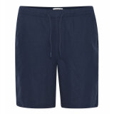 Solid - Solid - Aurelius linen | Hørshorts Insignia Blue