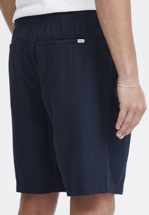 Solid - Solid - Aurelius linen | Hørshorts Insignia Blue