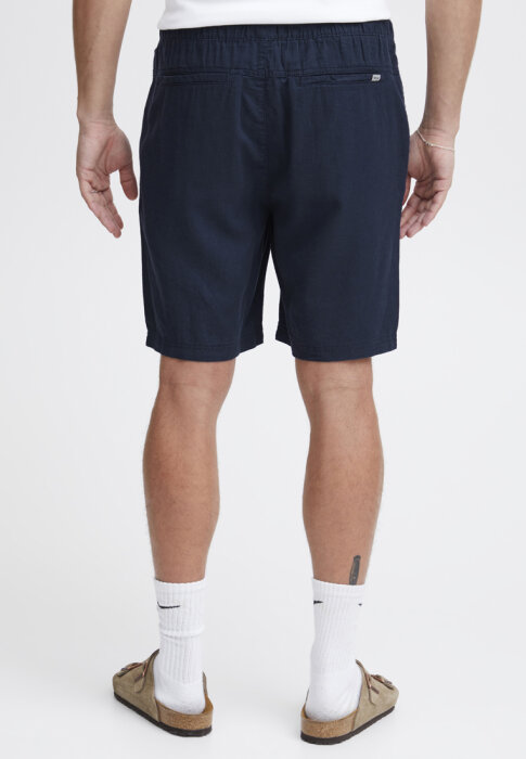 Solid - Solid - Aurelius linen | Hørshorts Insignia Blue