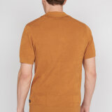 Matinique - Matinique - V Heritage polo | Polo Yellow Brown