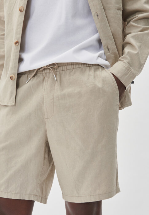 Matinique - Matinique - Barton | Hør shorts Plaza Taupe