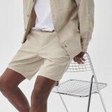 Matinique - Matinique - Barton | Hør shorts Plaza Taupe