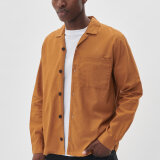 Matinique - Matinique - Barto | Hør Overshirt Yellow Brown 