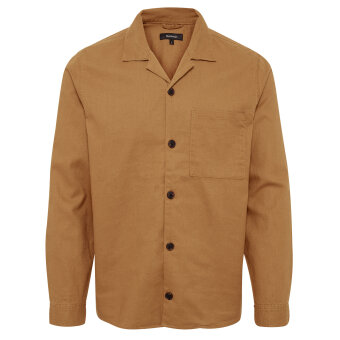 Matinique - Matinique - Barto | Hør Overshirt Yellow Brown 