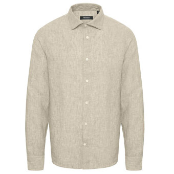 Matinique - Matinique - Marc linen shirt | Hør Skjote Plaza Taupe