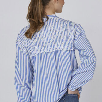 Sisters Point ( Dame ) - SISTERS POINT - ILUA-SH1 | SKJORTE WHITE/BLUE