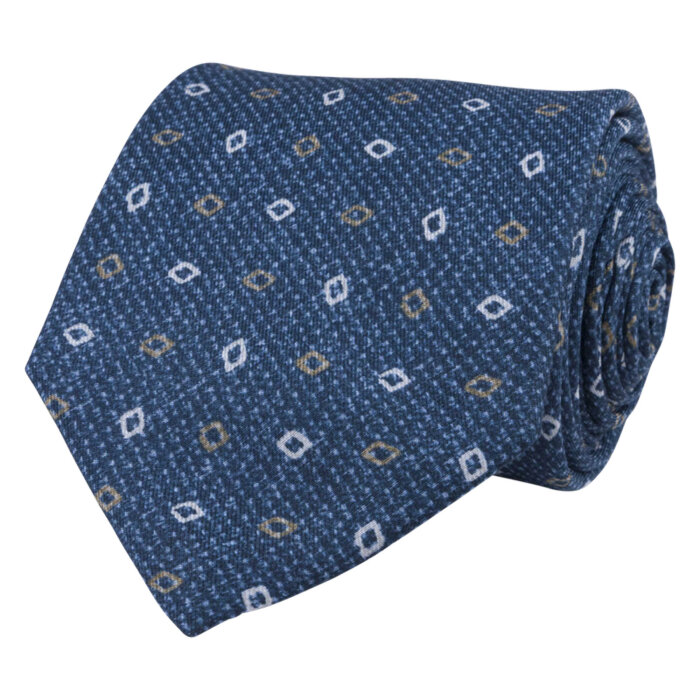 Portia - Portia - Slips Blue Silk Tie | Silkeslips Blå