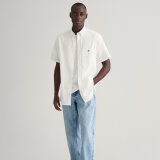 Gant - Gant - Cotton/linen | K/Æ Regular fit Skjorte Hvid