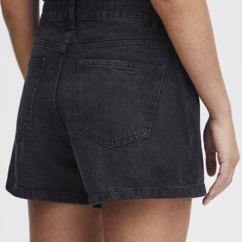 ICHI ( Dame ) - ICHI - IHAVENY SHO | SHORTS  WASHED BLACK