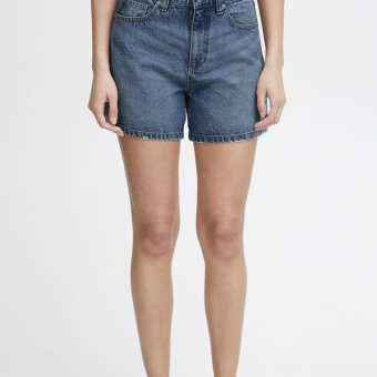 ICHI ( Dame ) - ICHI - IHAVENY SHO | SHORTS MEDIUM BLUE