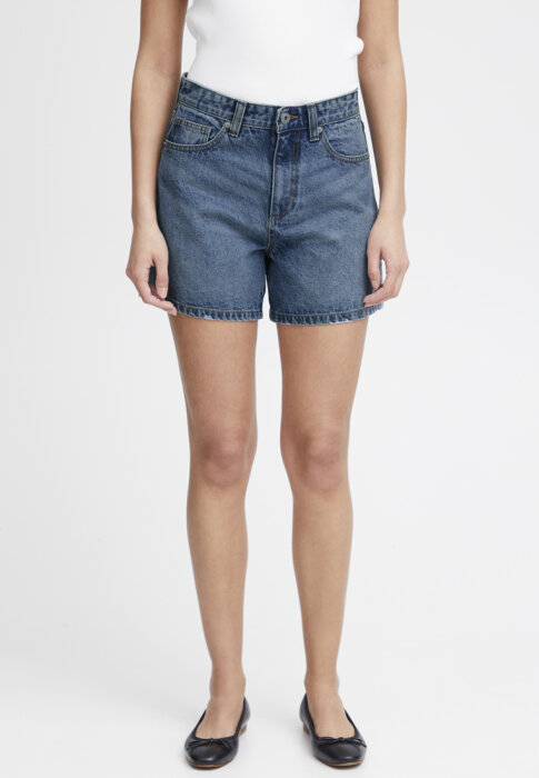 ICHI ( Dame ) - ICHI - IHAVENY SHO | SHORTS MEDIUM BLUE