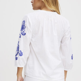 Pulz Jeans ( Dame )  - PULZ - PZKATHRINE SH | SKJORTE BRIGHT WHITE