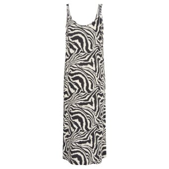 Pulz Jeans ( Dame )  - PULZ - PZNELLY DR LO |  KJOLE BLACK BEAUT PRINT