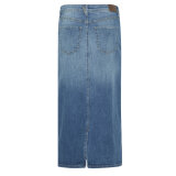 Pulz Jeans ( Dame )  - PULZ - PZKATJA HW SK | NEDERDEL MEDIUM BLUE