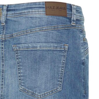 Pulz Jeans ( Dame )  - PULZ - PZKATJA HW SK | NEDERDEL MEDIUM BLUE