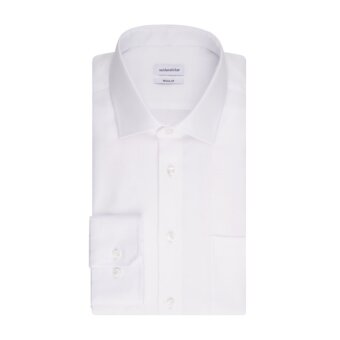 Seidensticker - Seidensticker - 153690 01 | Regular fit Skjorte Hvid 