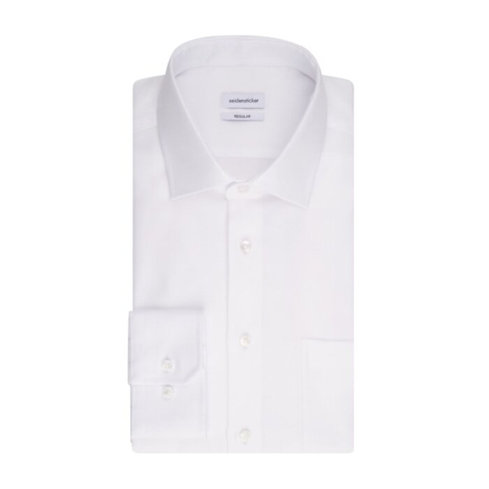 Seidensticker - Seidensticker - 153690 01 | Regular fit Skjorte Hvid 