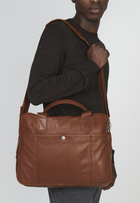 Matinique - Matinique - Computer leather bag | Computer Taske Cognac