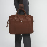 Matinique - Matinique - Computer leather bag | Computer Taske Cognac