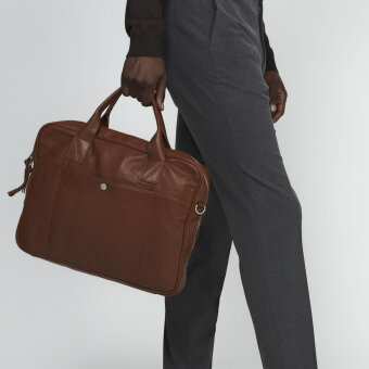 Matinique - Matinique - Computer leather bag | Computer Taske Cognac