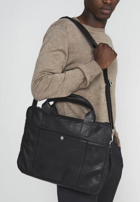 Matinique - Matinique - Computer leather bag | Computer Taske Sort