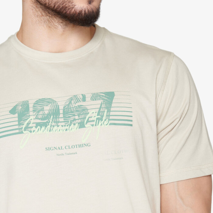 Signal - Signal - Urban print | T-shirt Ecru Melange