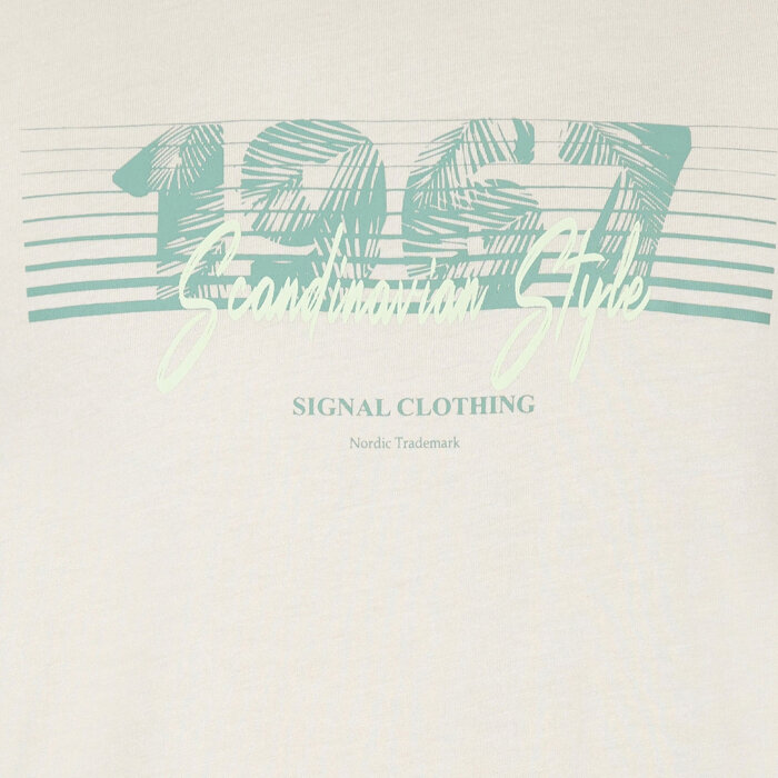 Signal - Signal - Urban print | T-shirt Ecru Melange
