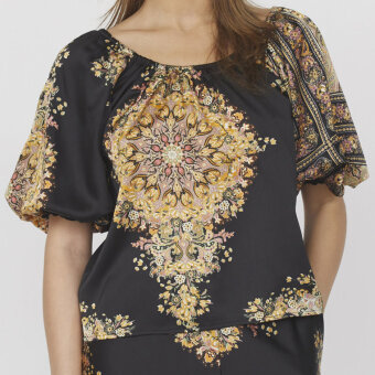 Love&divine ( Dame ) - LOVEDIVINE - LOVE1159 | SKJORTE BLACK PAISLEY