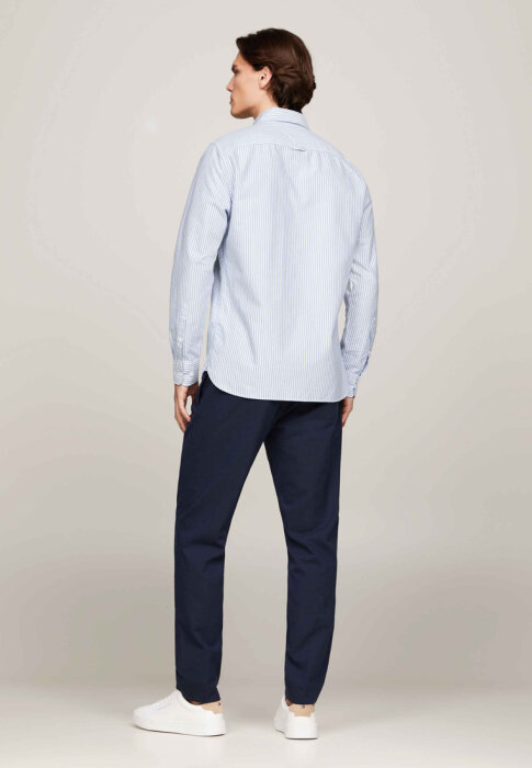 Tommy Hilfiger  - Tommy Hilfiger - Heritage oxford stri. shirt | Skjorte Blue stripe