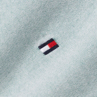 Tommy Hilfiger  - Tommy Hilfiger - Solid heritage oxford shirt | Skjorte Ornament Green