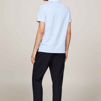 Tommy Hilfiger  - Tommy Hilfiger - DC mouline | Polo T-shirt Vessel Blue