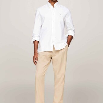 Tommy Hilfiger  - Tommy Hilfiger - Solid heritage oxford shirt | Skjorte Optic White