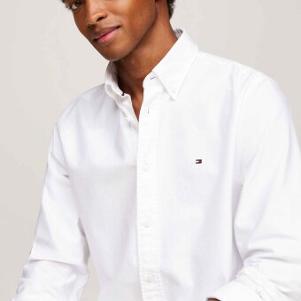 Tommy Hilfiger  - Tommy Hilfiger - Solid heritage oxford shirt | Skjorte Optic White