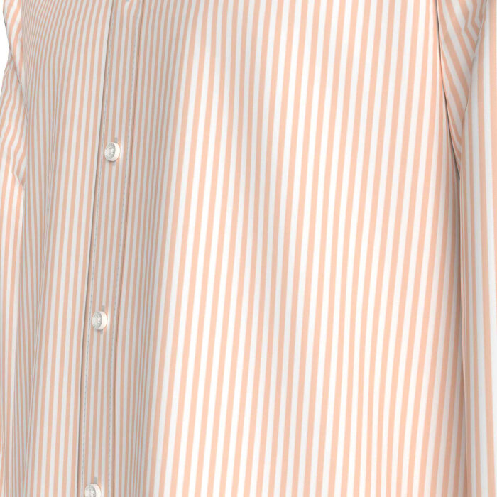 Tommy Hilfiger  - Tommy Hilfiger - Heritage oxford stripe shirt | Skjorte Orange Thunder