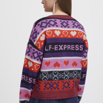 ICHI ( Dame ) - ICHI - IHEDEN CA2 | CARDIGAN MULTI COLOR