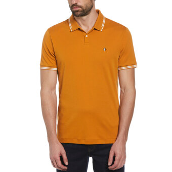 Penguin - Icon tipped | Polo T-shirt Sudan Brown