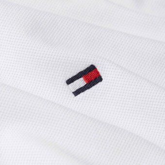 Tommy Hilfiger  - Tommy Hilfiger - Global stripe cuff tee | T-shirt White