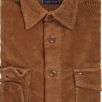 Tommy Hilfiger  - Tommy Hilfiger - Corduroy overshirt | Overshirt Highland Khaki