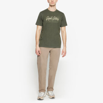 Signal - Signal - Liam front print | T-shirt Full Green Melange