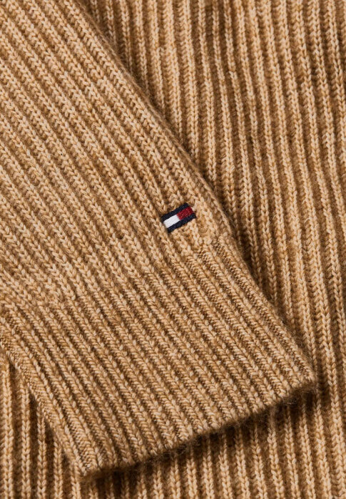 Tommy Hilfiger  - Tommy Hilfiger - Structure mouline roll neck | Strik Ivory Mouline