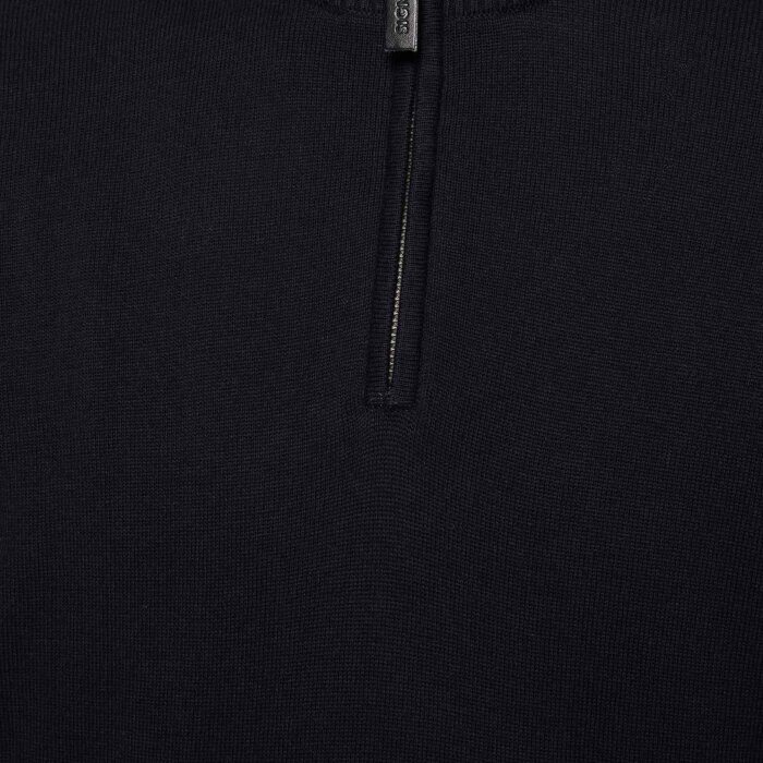 Signal - Signal - Klaus halfzip sweater | Strik Marineblå