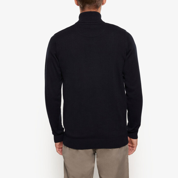 Signal - Signal - Klaus halfzip sweater | Strik Marineblå