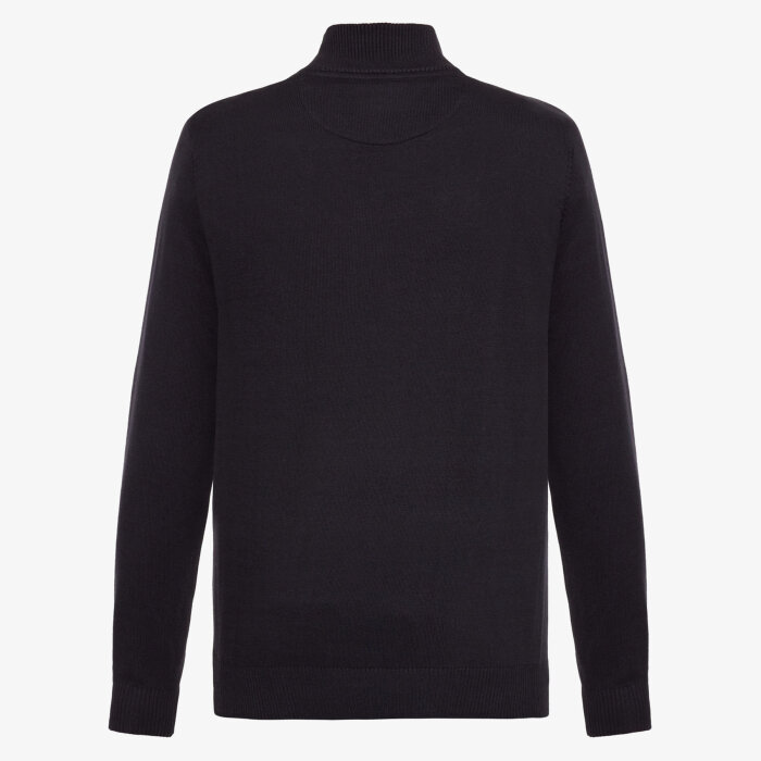 Signal - Signal - Klaus halfzip sweater | Strik Sort