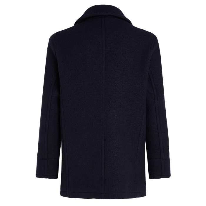 Tommy Hilfiger  - Tommy Hilfiger - The premium classic peacoat | Uldjakke Marineblå