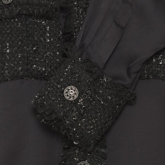 Pulz Jeans ( Dame )  - PULZ - PZCOSSIE SHIRT JACKET | SKJORTE JAKKE BLACK BEAUTY