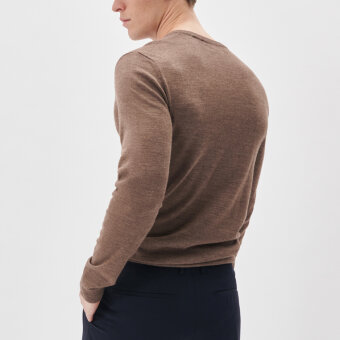 Matinique - Matinique - Petro pullover | Strik Morel mel.