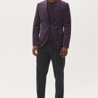 Matinique - Matinique - George | Velour Blazer Nightshade