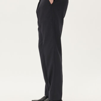 Matinique - Matinique - Weller pleat pants | Habitbukser Dark Midnight