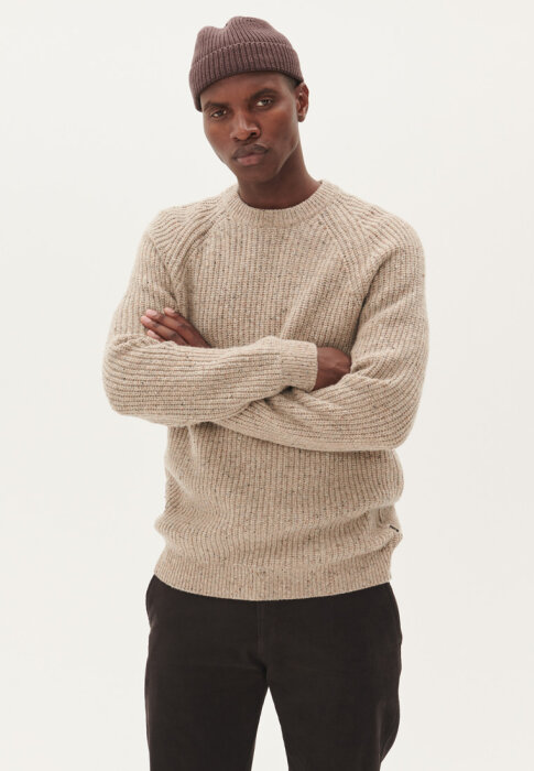 Matinique - Matinique - Jobo pullover | Strik Plaza Taupe