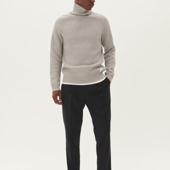 Matinique - Matinique - Blimey | Rullekrave Strik Light Grey Melange